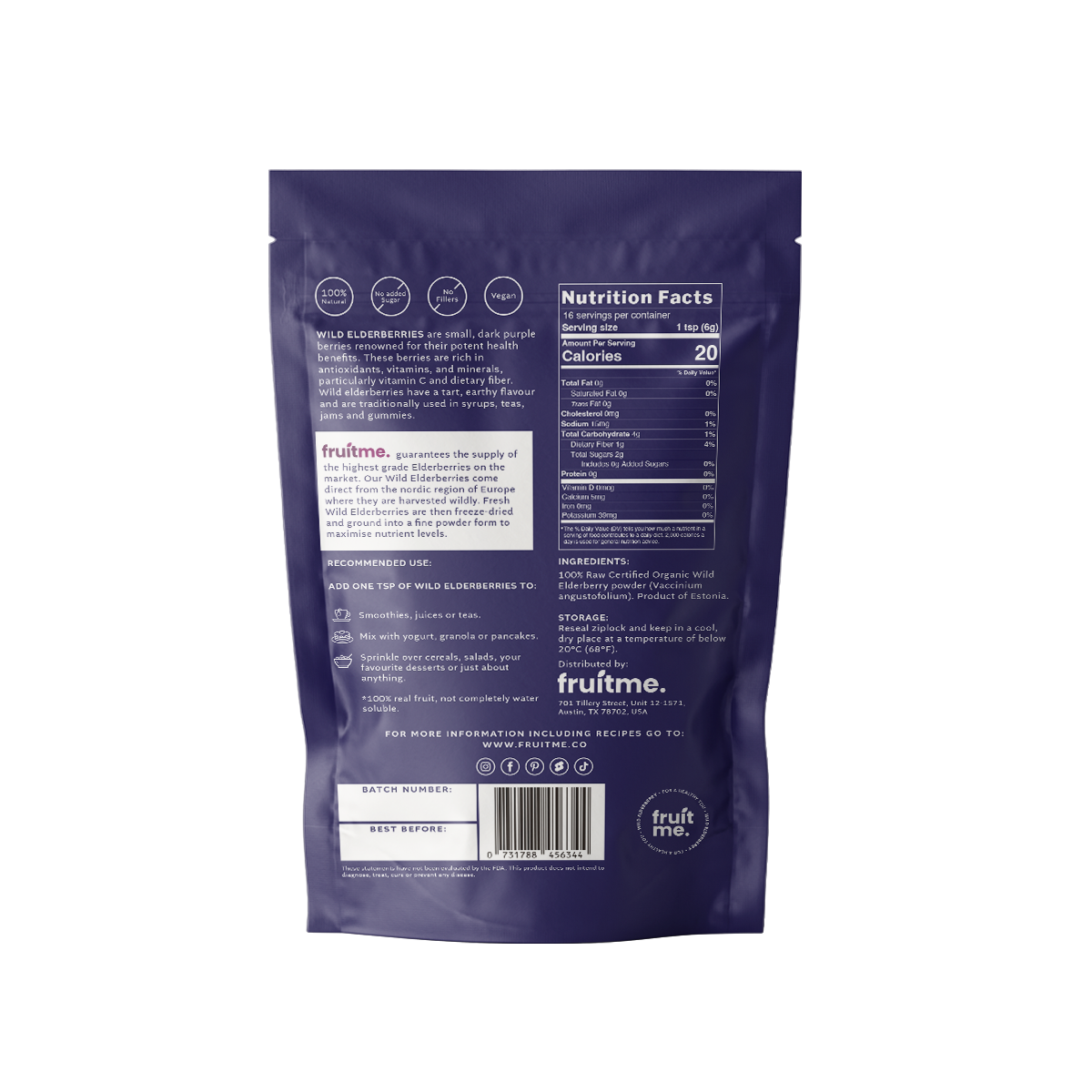 Wild Elderberry Powder